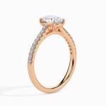 Custom Made 2 Carat Moissanite Ellie Solitaire Ring by Solitairz Affair