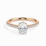 Custom Made Solitaire Engagement Moissanite Ring by Solitairz Affair