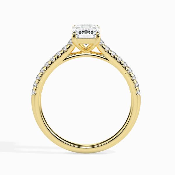 Custom Made Solitaire Engagement Moissanite Ring by Solitairz Affair