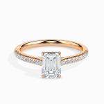 Custom Made 1.5 Carat Moissanite Bingle Solitaire Ring by Solitairz Affair