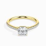 Custom Made Solitaire Engagement Moissanite Ring by Solitairz Affair