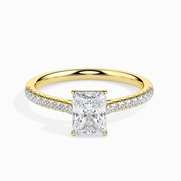 Custom Made 2 Carat Moissanite Waver Solitaire Ring by Solitairz Affair