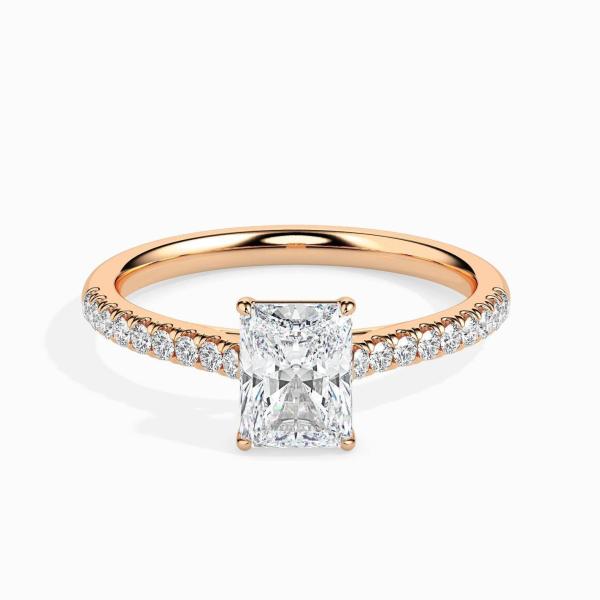 Custom Made 1.5 Carat Moissanite Waver Solitaire Ring by Solitairz Affair