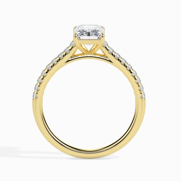 Custom Made 2 Carat Moissanite Waver Solitaire Ring by Solitairz Affair