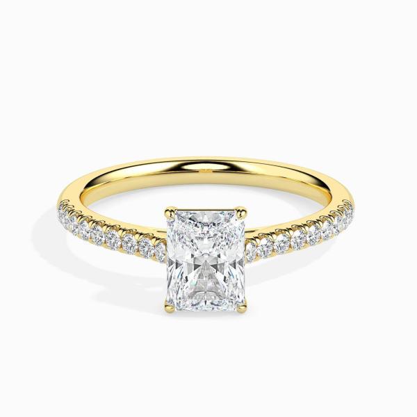 Custom Made Solitaire Engagement Moissanite Ring by Solitairz Affair