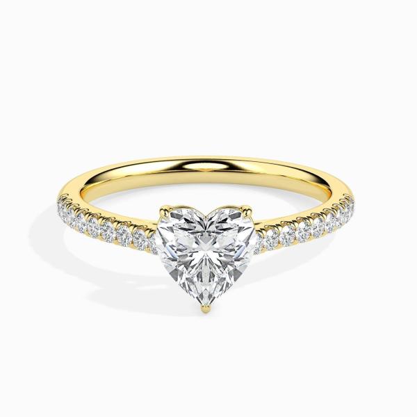 Custom Made Solitaire Engagement Moissanite Ring by Solitairz Affair