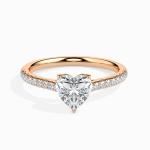 Custom Made 2 Carat Moissanite Ivy Solitaire Ring by Solitairz Affair