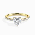 Custom Made 1.5 Carat Moissanite Ivy Solitaire Ring by Solitairz Affair