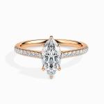 Custom Made Solitaire Engagement Moissanite Ring by Solitairz Affair