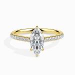 Custom Made Solitaire Engagement Moissanite Ring by Solitairz Affair