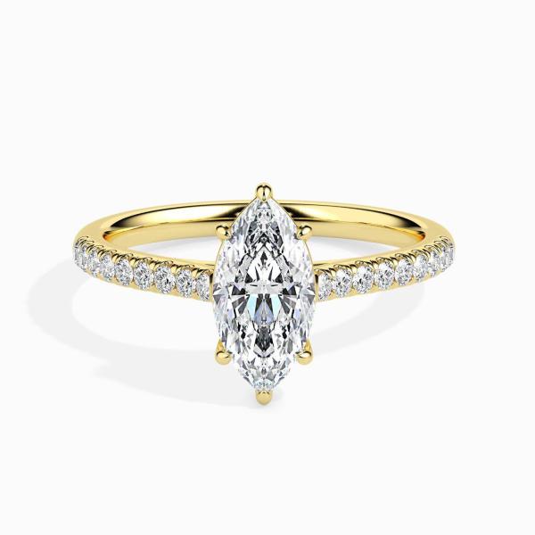 Custom Made Solitaire Engagement Moissanite Ring by Solitairz Affair