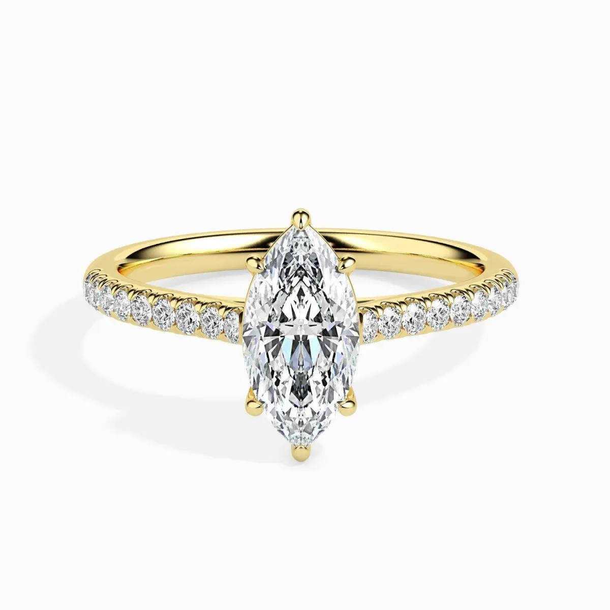 Custom Made 2 Carat Moissanite Elena Solitaire Ring by Solitairz Affair