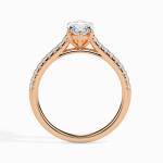 Custom Made Solitaire Engagement Moissanite Ring by Solitairz Affair