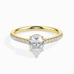 Custom Made Solitaire Engagement Moissanite Ring by Solitairz Affair