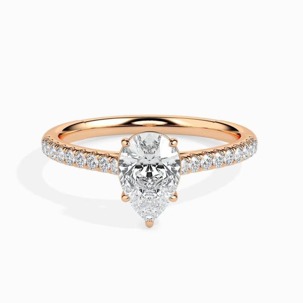 Custom Made Solitaire Engagement Moissanite Ring by Solitairz Affair