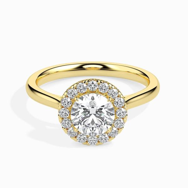 Custom Made Halo Moissanite Ring by Solitairz Affair