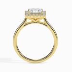 Custom Made 2 Carat Halo Moissanite Vivian Ring by Solitairz Affair