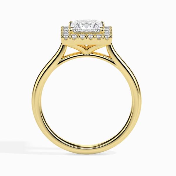 Custom Made 1.5 Carat Halo Moissanite Vivian Ring by Solitairz Affair