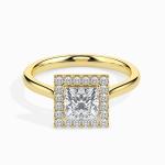 Custom Made 1.5 Carat Halo Moissanite Vivian Ring by Solitairz Affair