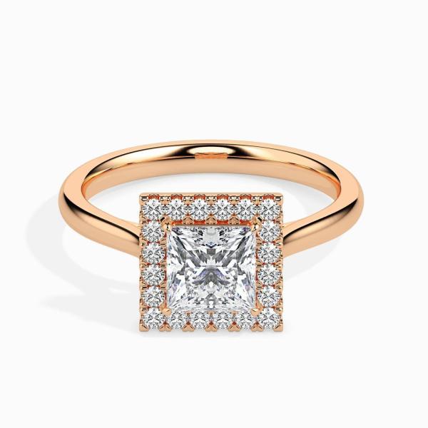 Custom Made 2 Carat Halo Moissanite Vivian Ring by Solitairz Affair