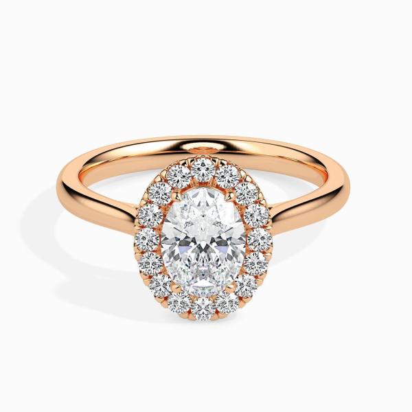 Custom Made Halo Moissanite Ring by Solitairz Affair