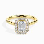 Custom Made 2 Carat Halo Moissanite Exact Ring by Solitairz Affair