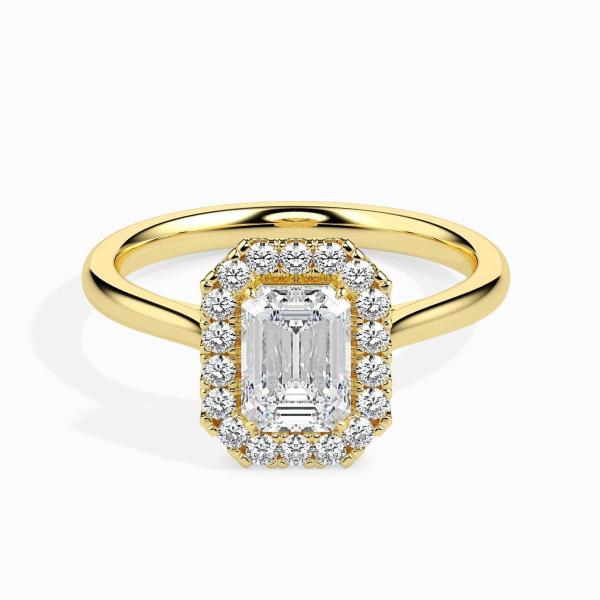 Custom Made 2 Carat Halo Moissanite Exact Ring by Solitairz Affair