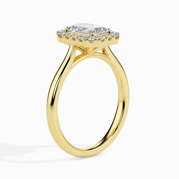 Custom Made 1.5 Carat Halo Moissanite Exact Ring by Solitairz Affair