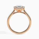 Custom Made 2 Carat Halo Moissanite Exact Ring by Solitairz Affair