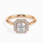 Custom Made 1.5 Carat Halo Moissanite Eden Ring by Solitairz Affair