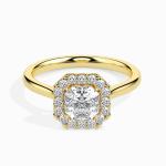 Custom Made 1.5 Carat Halo Moissanite Eden Ring by Solitairz Affair