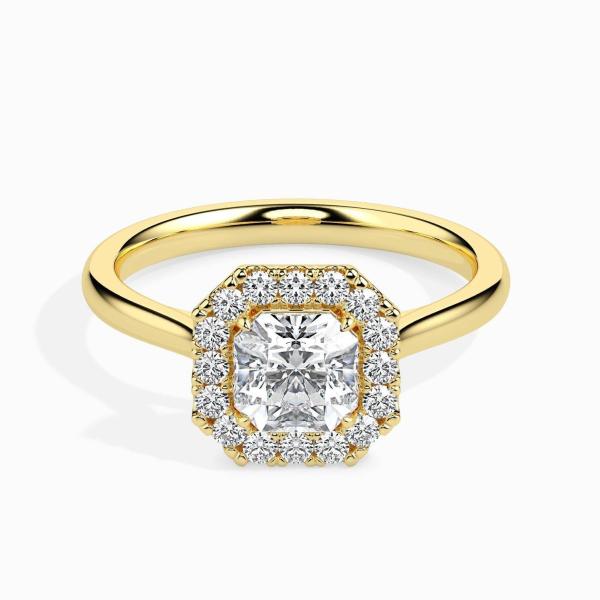 Custom Made 1.5 Carat Halo Moissanite Eden Ring by Solitairz Affair