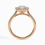 Custom Made 2 Carat Halo Moissanite Eden Ring by Solitairz Affair