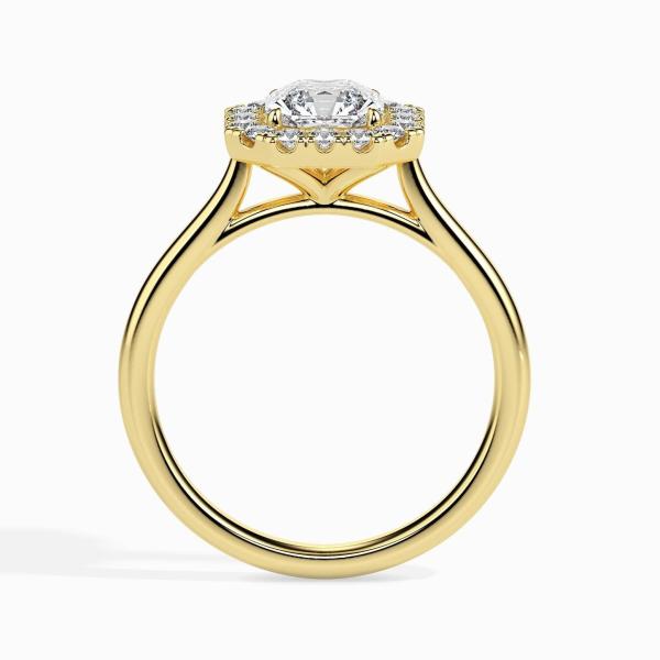 Custom Made 1.5 Carat Halo Moissanite Eden Ring by Solitairz Affair