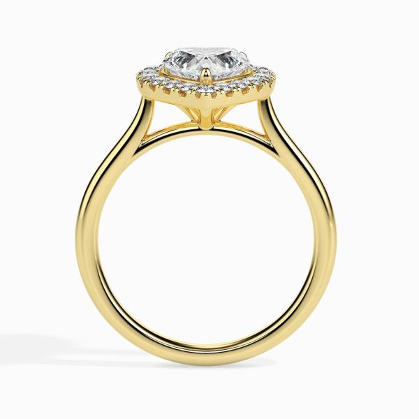 Custom Made 1.5 Carat Halo Moissanite Welkin Ring by Solitairz Affair