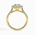 Custom Made 2 Carat Halo Moissanite Welkin Ring by Solitairz Affair