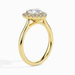 Custom Made 2 Carat Halo Moissanite Welkin Ring by Solitairz Affair