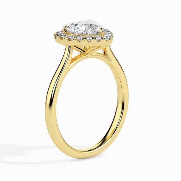 Custom Made 1.5 Carat Halo Moissanite Welkin Ring by Solitairz Affair