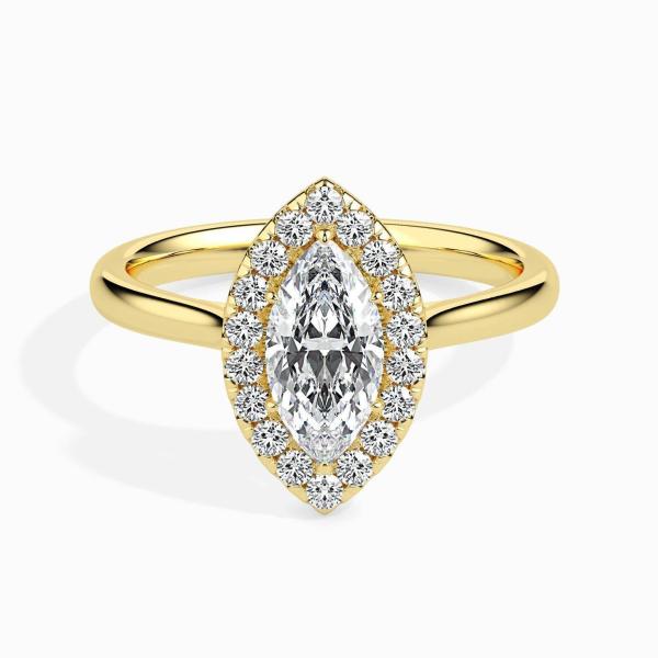 Custom Made 1.5 Carat Halo Moissanite Flourish Ring by Solitairz Affair