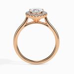 Custom Made 1.5 Carat Halo Moissanite Sprico Ring by Solitairz Affair