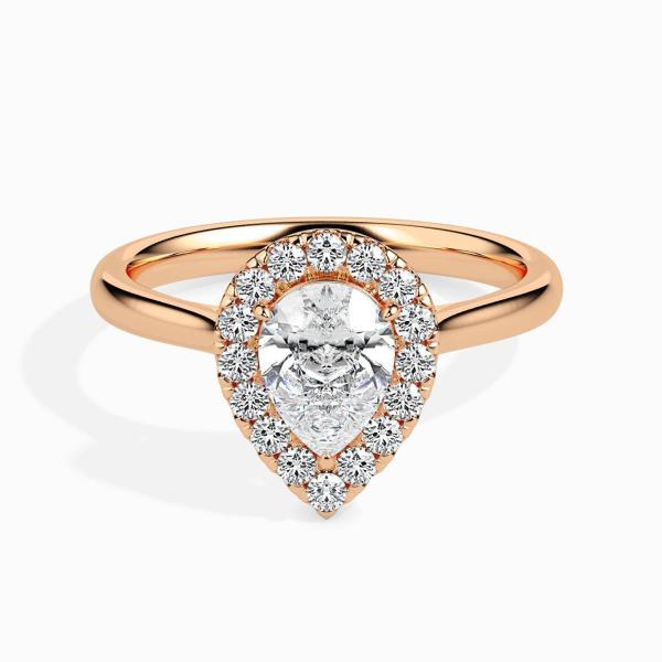 Custom Made 2 Carat Halo Moissanite Sprico Ring by Solitairz Affair