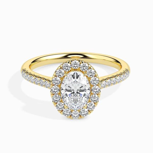 Custom Made 2 Carat Halo Moissanite Bliss Ring by Solitairz Affair