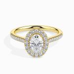 Custom Made 1.5 Carat Halo Moissanite Bliss Ring by Solitairz Affair