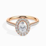 Custom Made 1.5 Carat Halo Moissanite Bliss Ring by Solitairz Affair