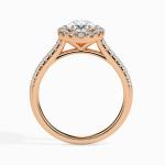 Custom Made 1.5 Carat Halo Moissanite Bliss Ring by Solitairz Affair