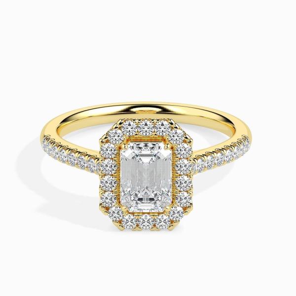 Custom Made 2 Carat Halo Moissanite Leila Ring by Solitairz Affair