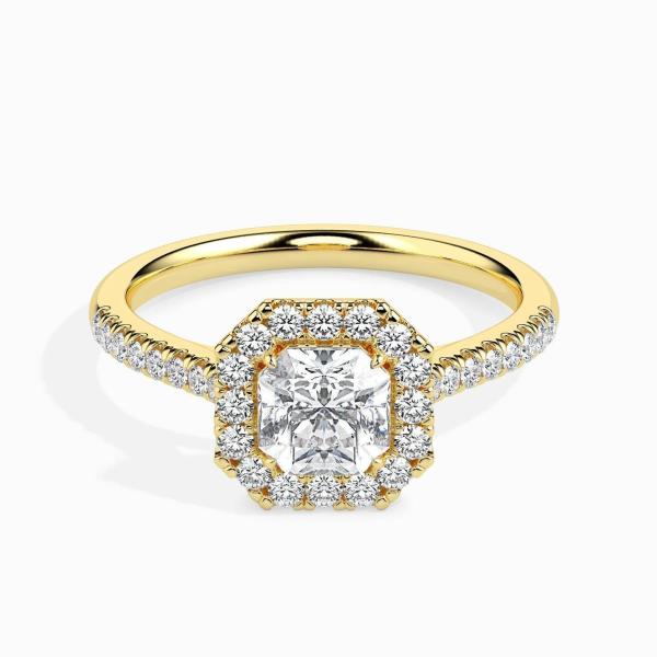 Custom Made 2 Carat Halo Moissanite Amira Ring by Solitairz Affair