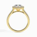 Custom Made 1.5 Carat Halo Moissanite Leia Ring by Solitairz Affair