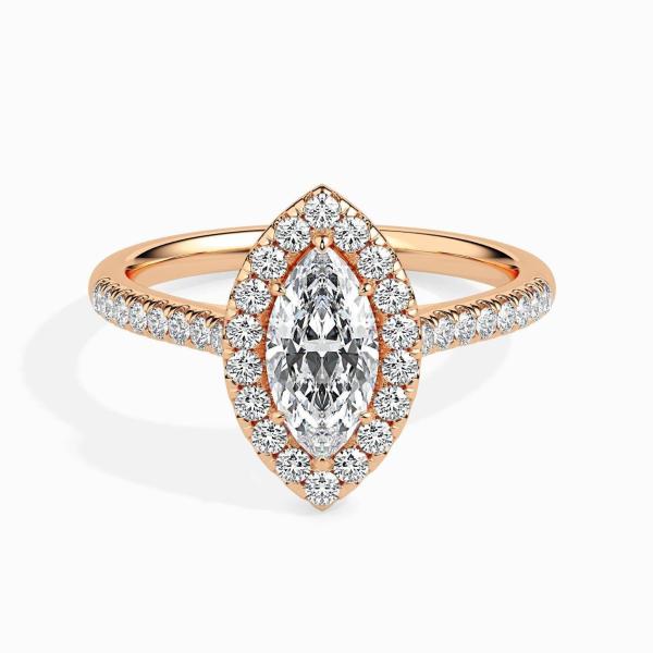 Custom Made 1.5 Carat Halo Moissanite Blair Ring by Solitairz Affair