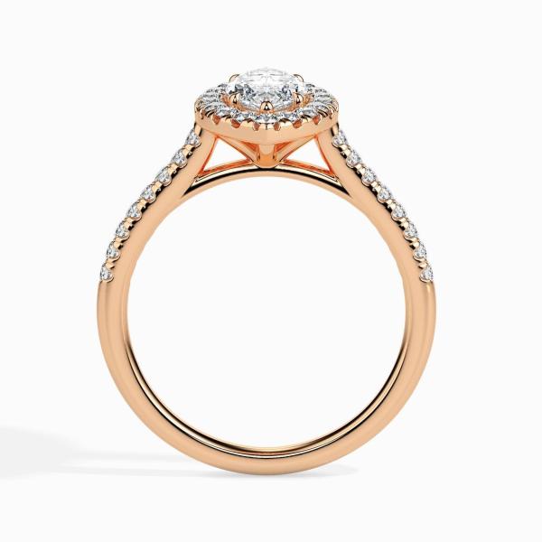 Custom Made 2 Carat Halo Moissanite Blair Ring by Solitairz Affair